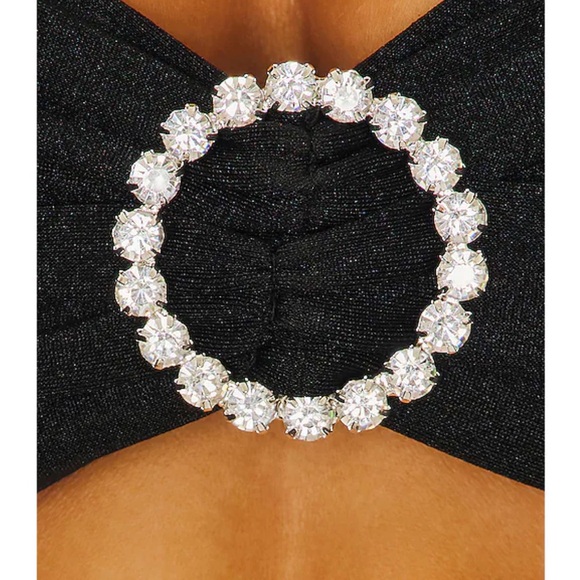 X Revolve Long Sleeve Bustier Gown in Black - Khanums - Picture 4 of 6